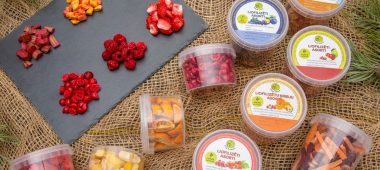 Žalieji atviri liofilizuoti produktai